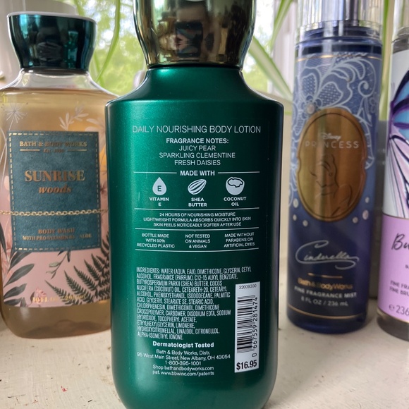 BBW New Gingham Fresh Body Lotion/Pear Clementine & Daisies - Picture 2 of 3